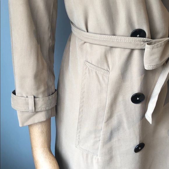 Zara Trench Coat Tan - Picture 4 of 7